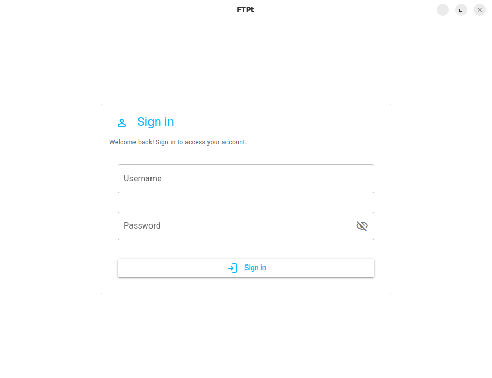 Login page once you have done registration